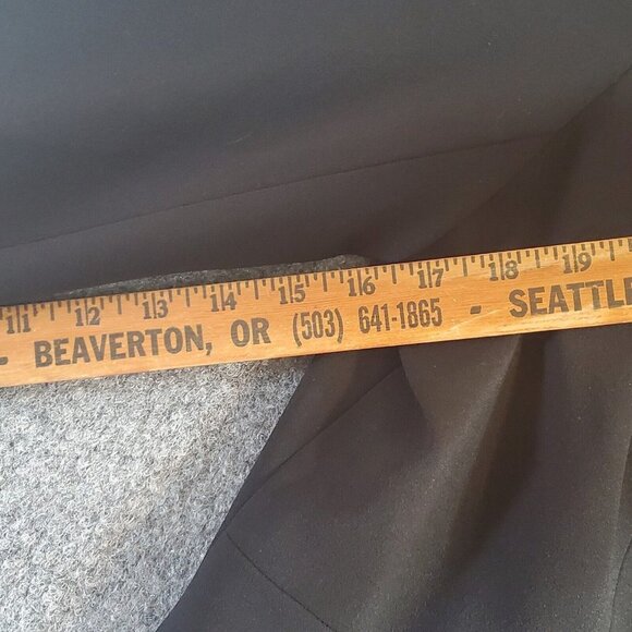 Dennis By Dennis Basso Black Womens Blazer With Gold accent Buttons Size Large - Picture 7 of 10